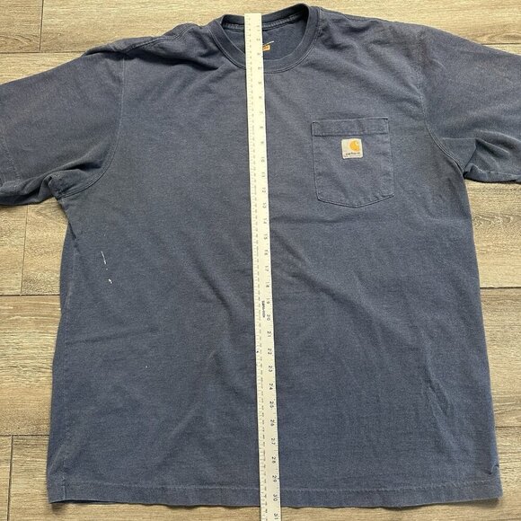 Carhartt Shirt Mens XL Short Sleeve Crew Neck Lightweight Original Fit Pocket - Picture 8 of 8